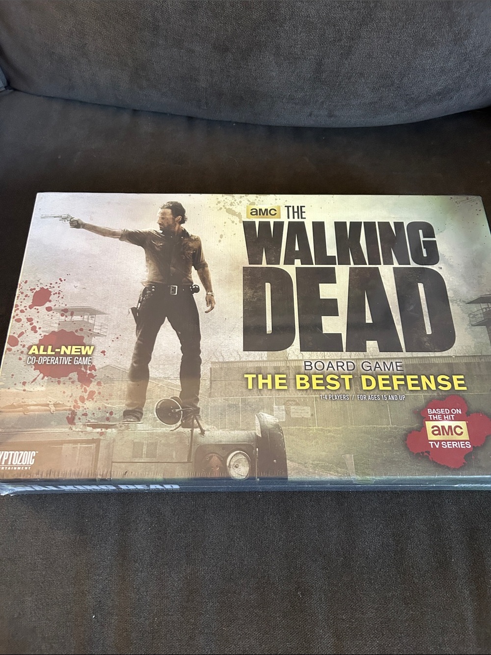 New Unopened Sealed The Walking Dead Board Game - The Best Defense (Gray)